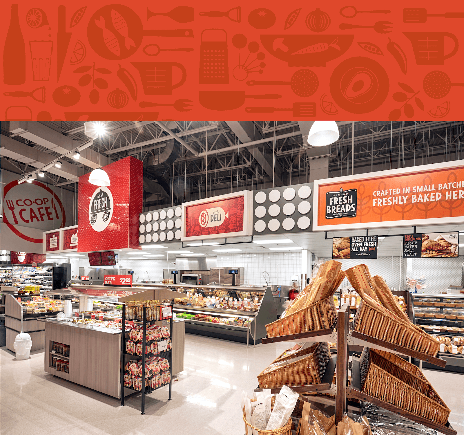 Calgary Co-op fresh breads and deli