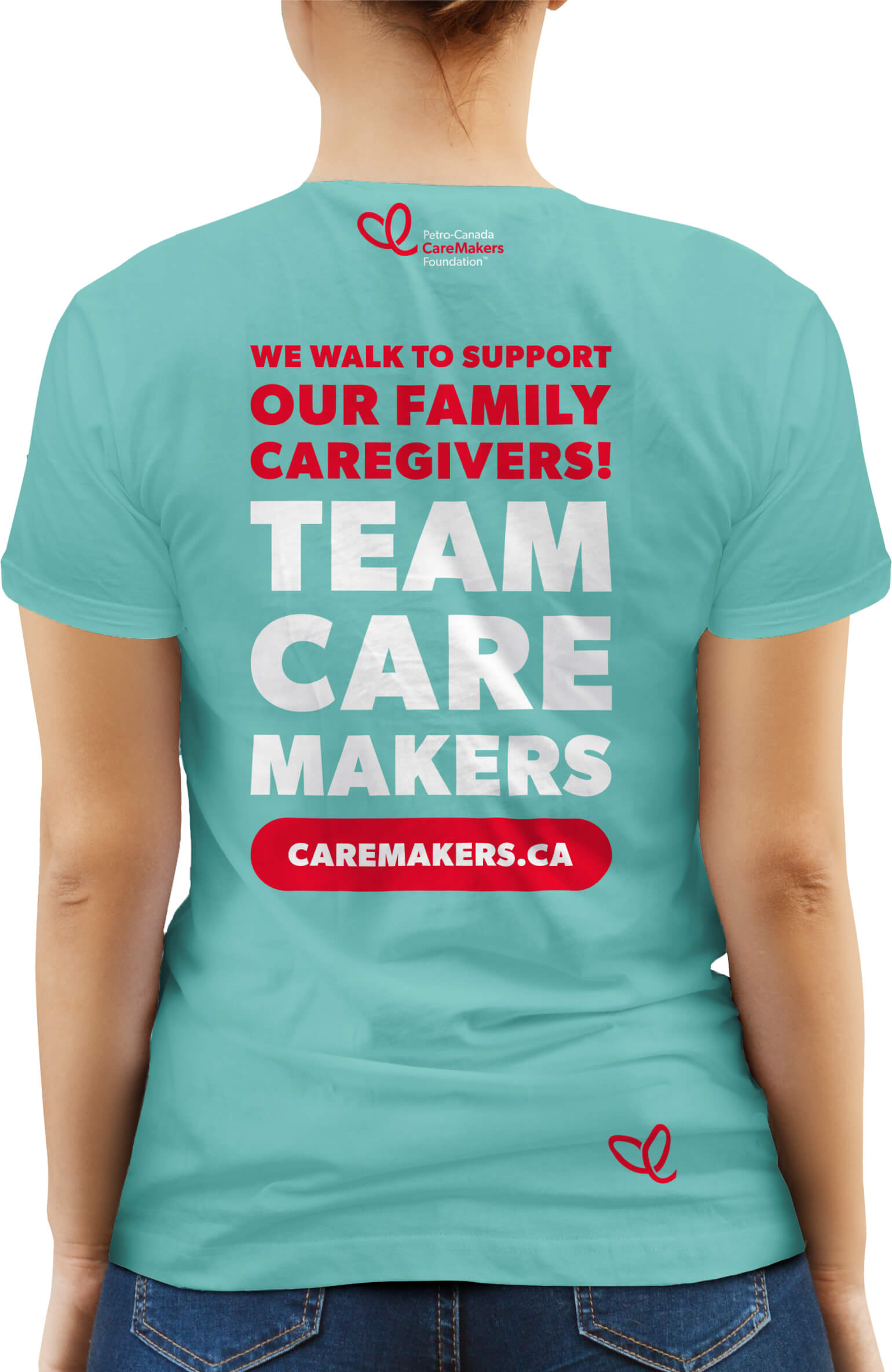 Team CareMakers branded t-shirt