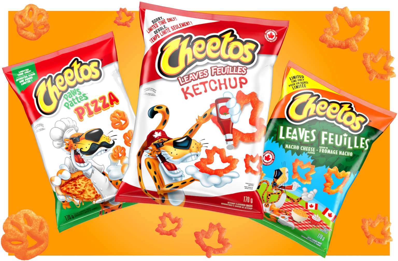 CHEETOS limited-edition packaging range