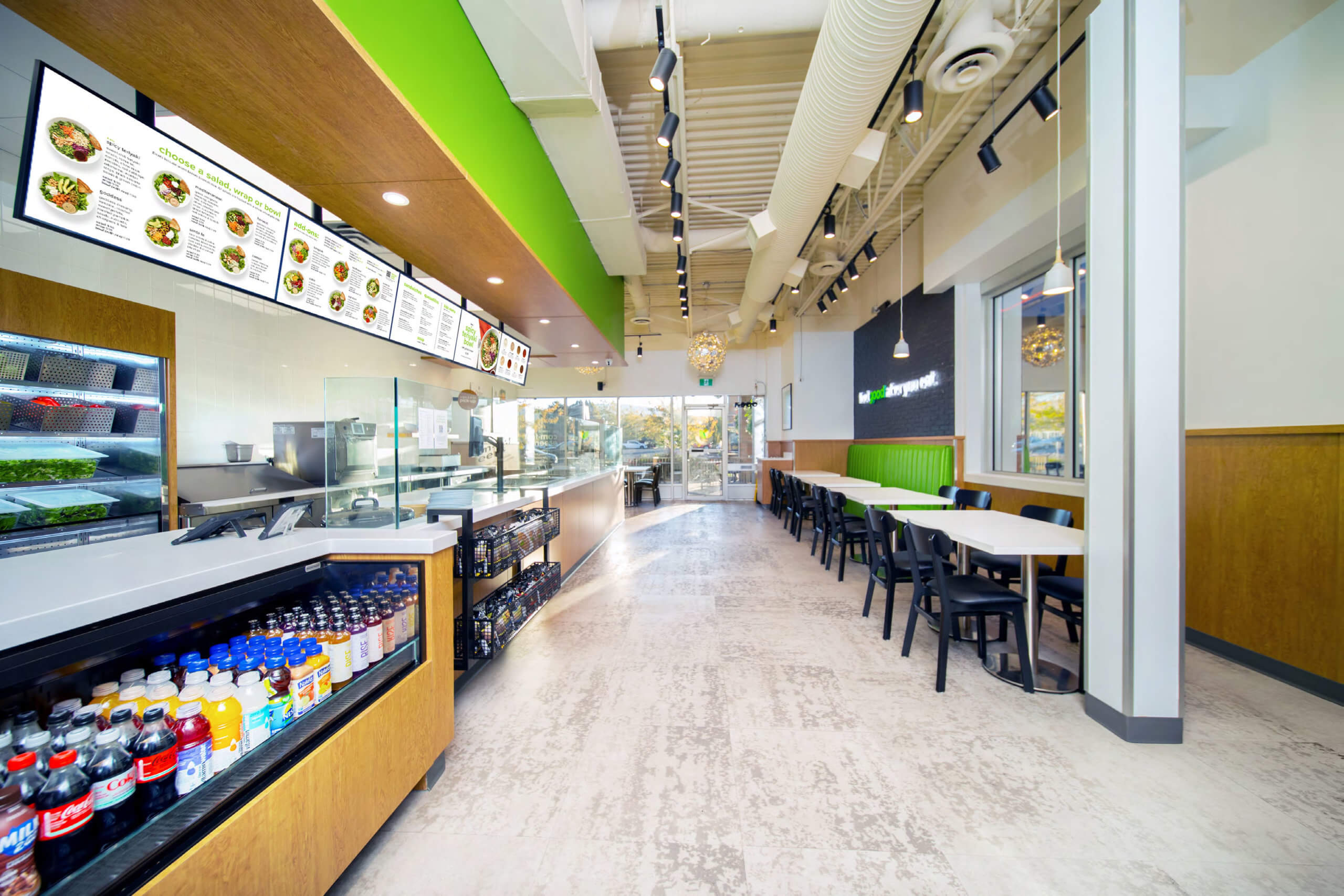 Chopped Leaf interior