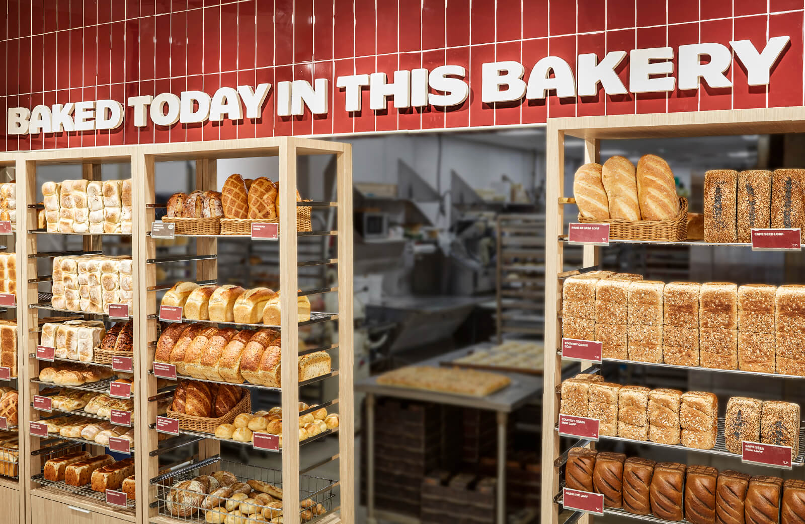 Baked today in this bakery