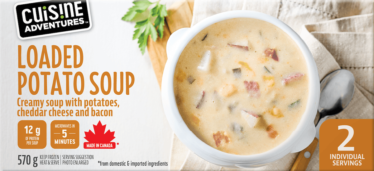 Loaded Potato Soup packaging