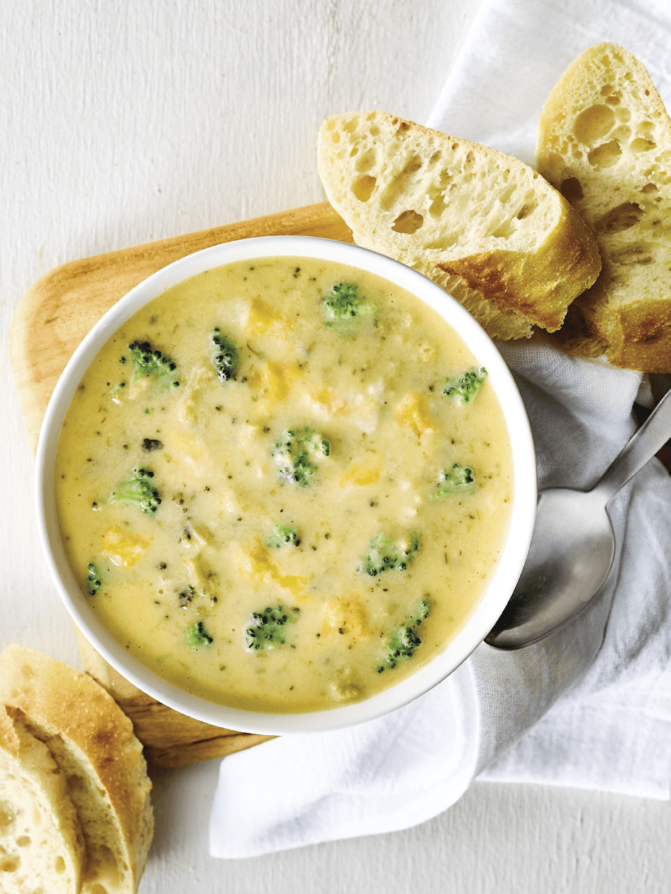 Broccoli cheese soup