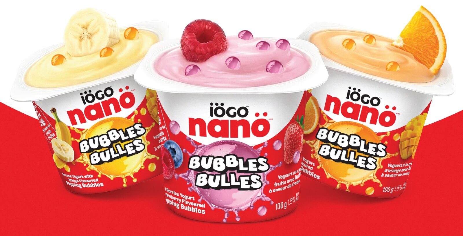 iÖGO Nanö Bubbles yogurt cups