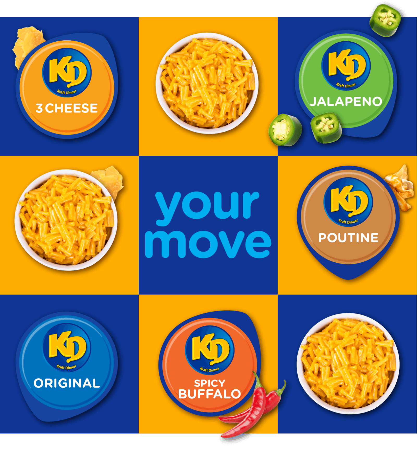 Kraft Dinner box art