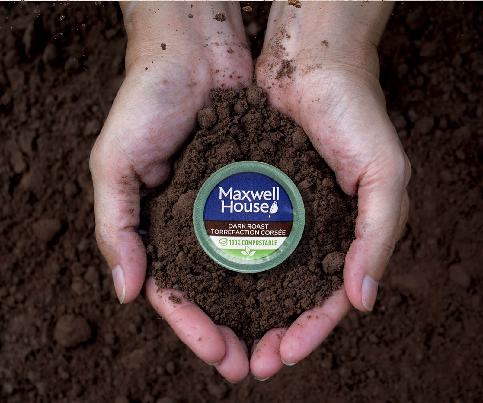 Maxwell House zero-waste pod packaging