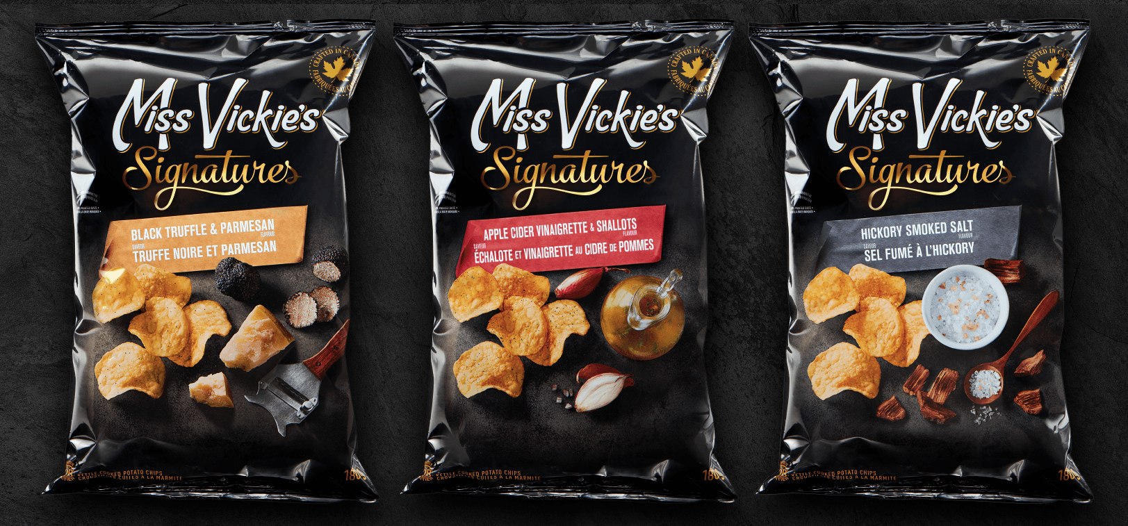 Miss Vickie’s Signatures — bag lineup