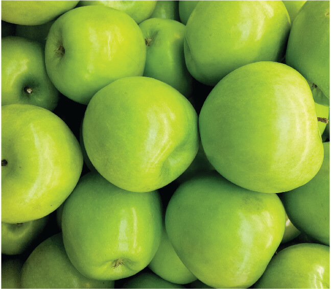 Green apples