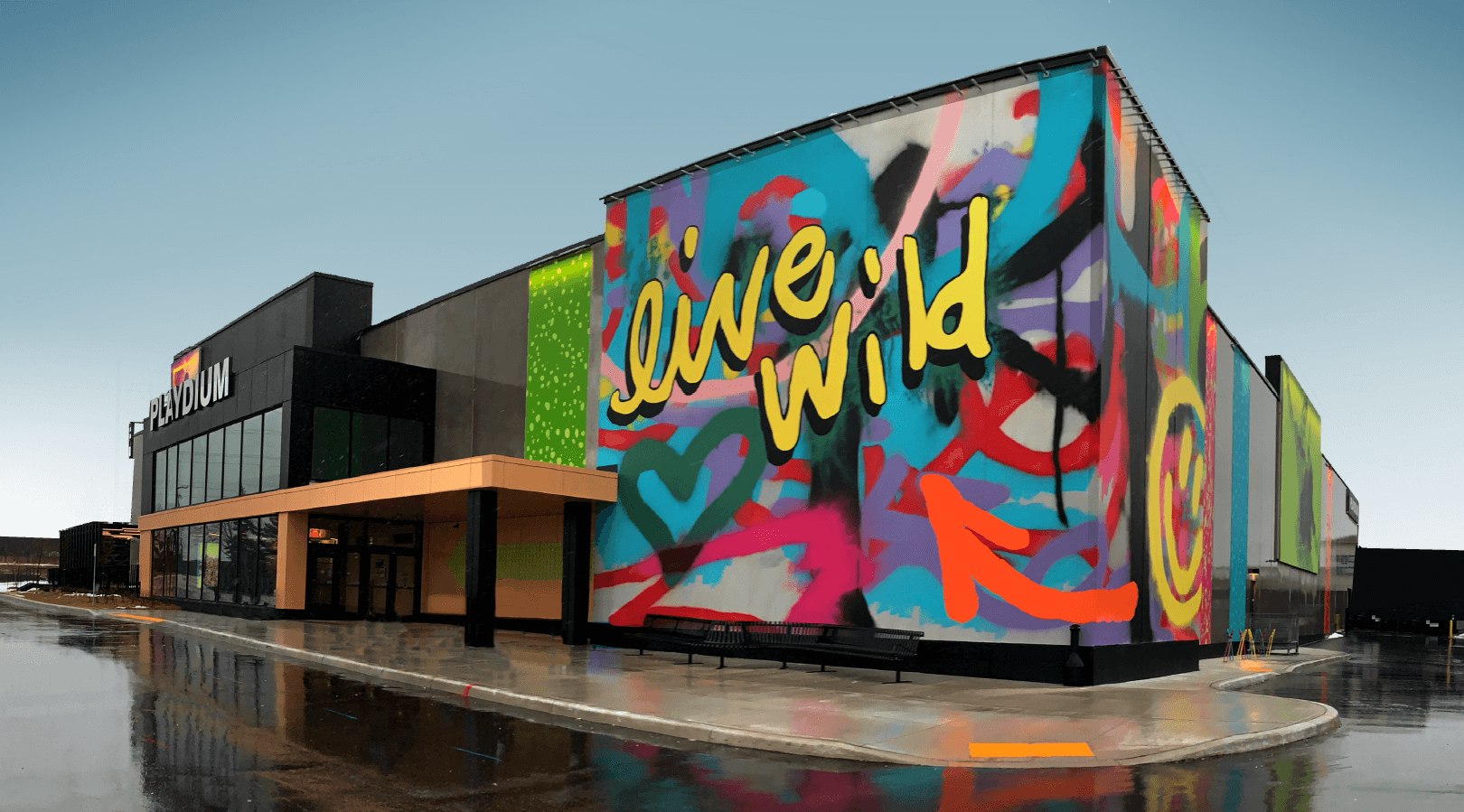 Playdium entrance