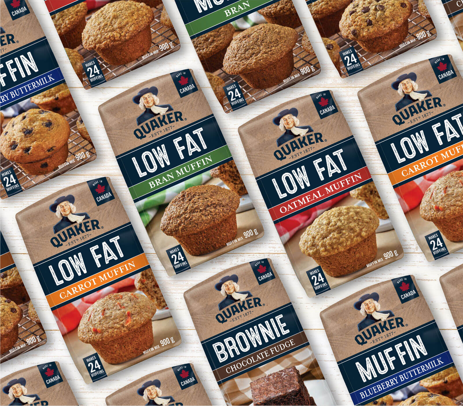 Quaker baking products range