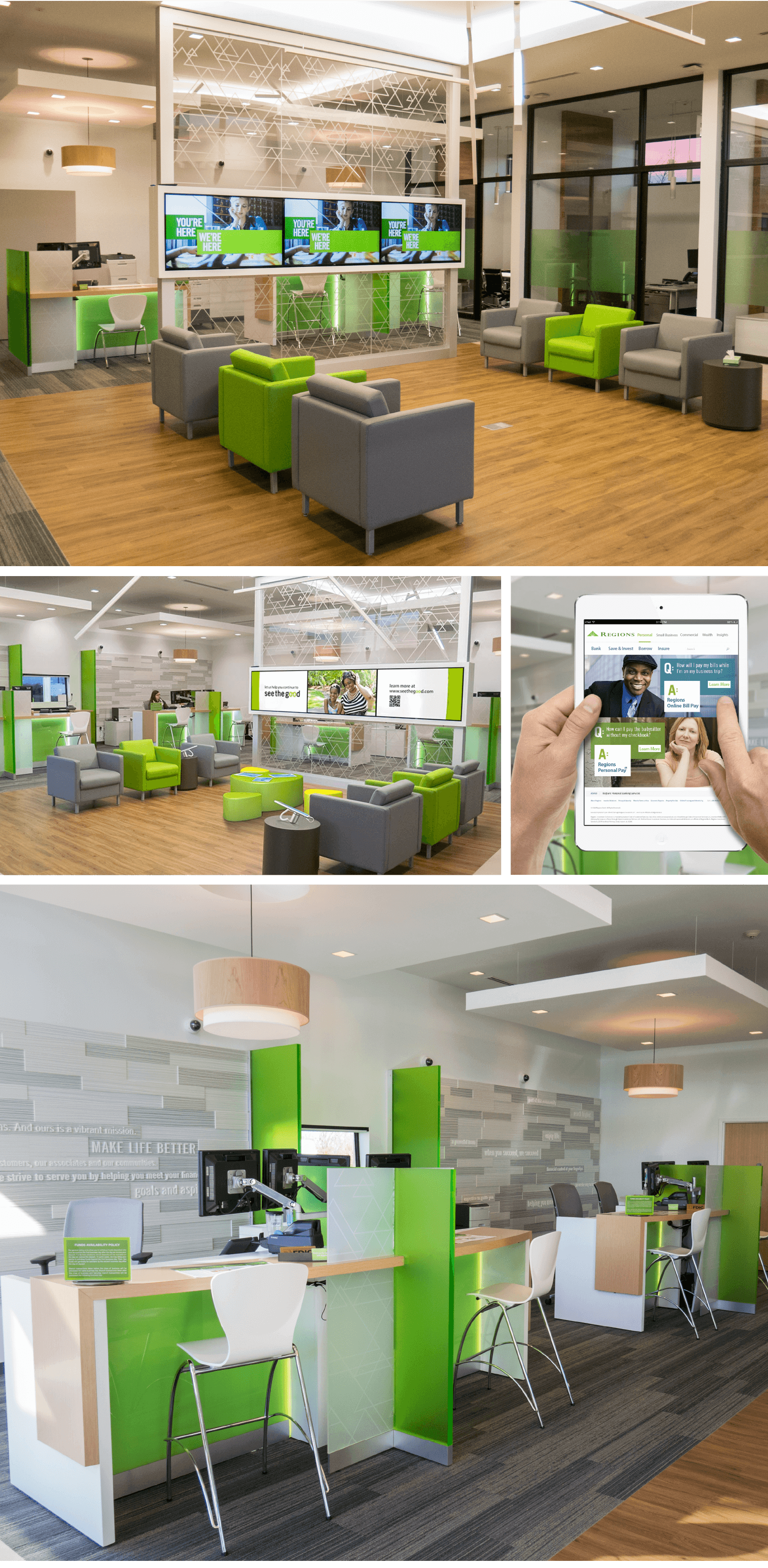 Regions Bank interior