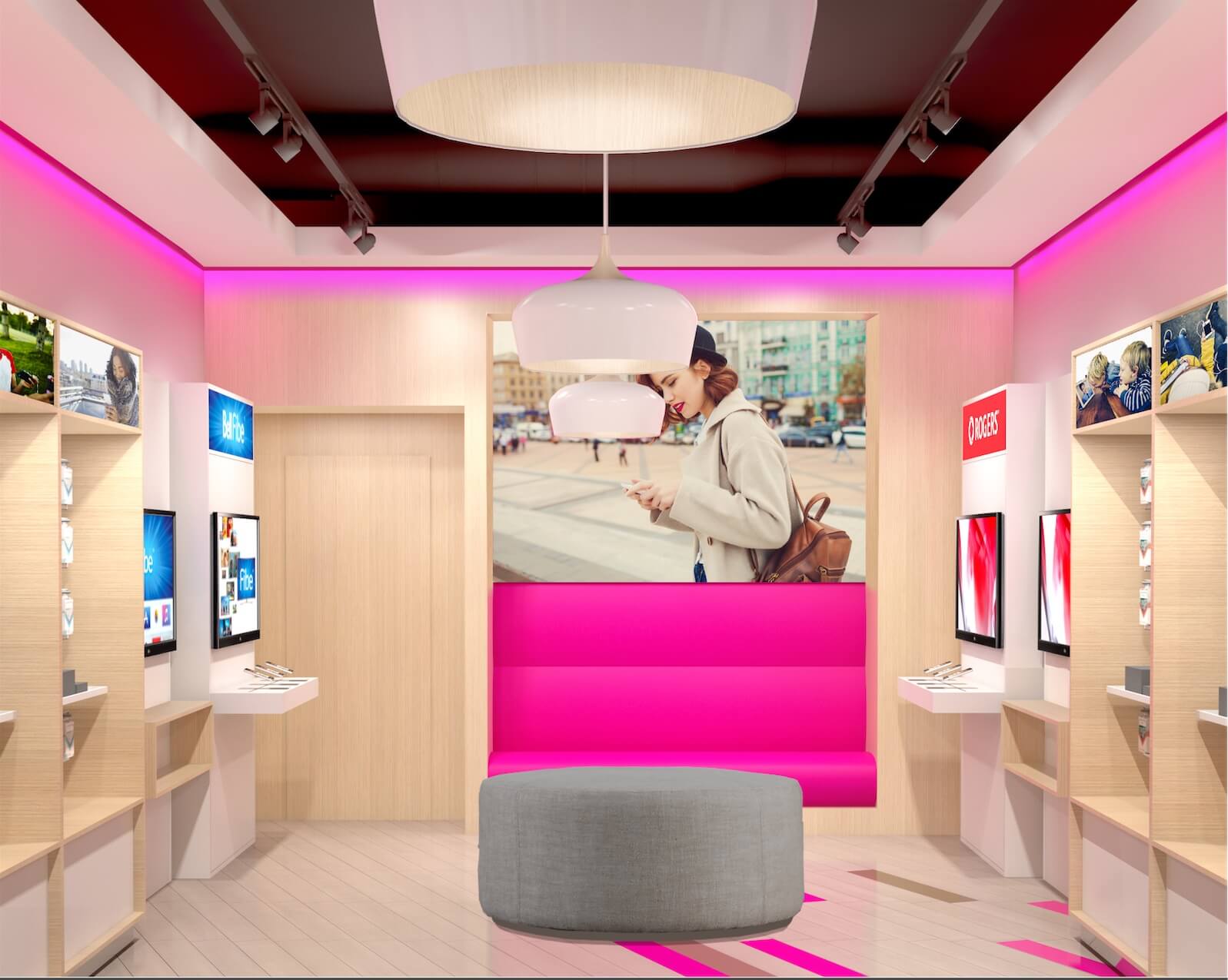 TBooth wireless display