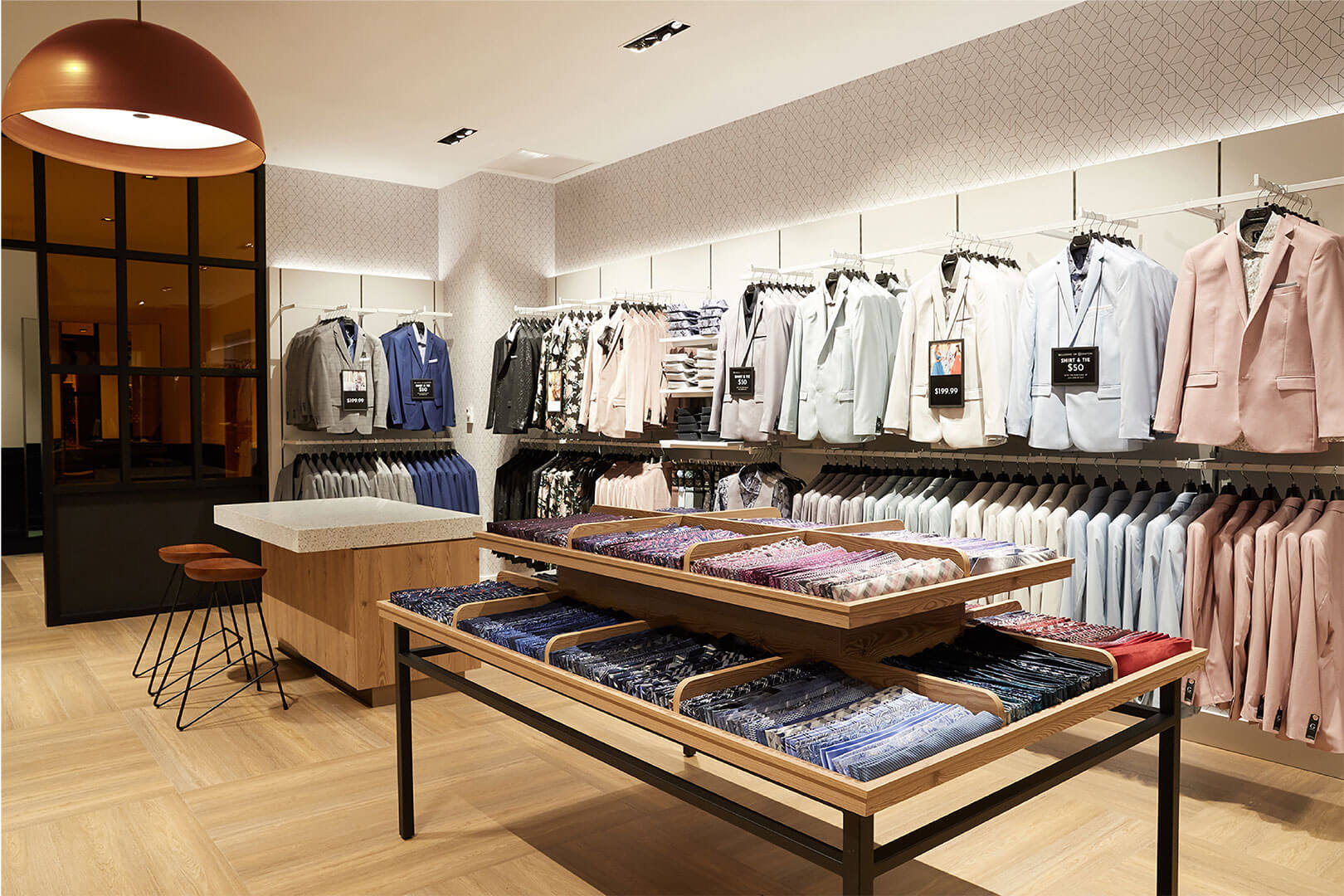 Tip Top in-store wall