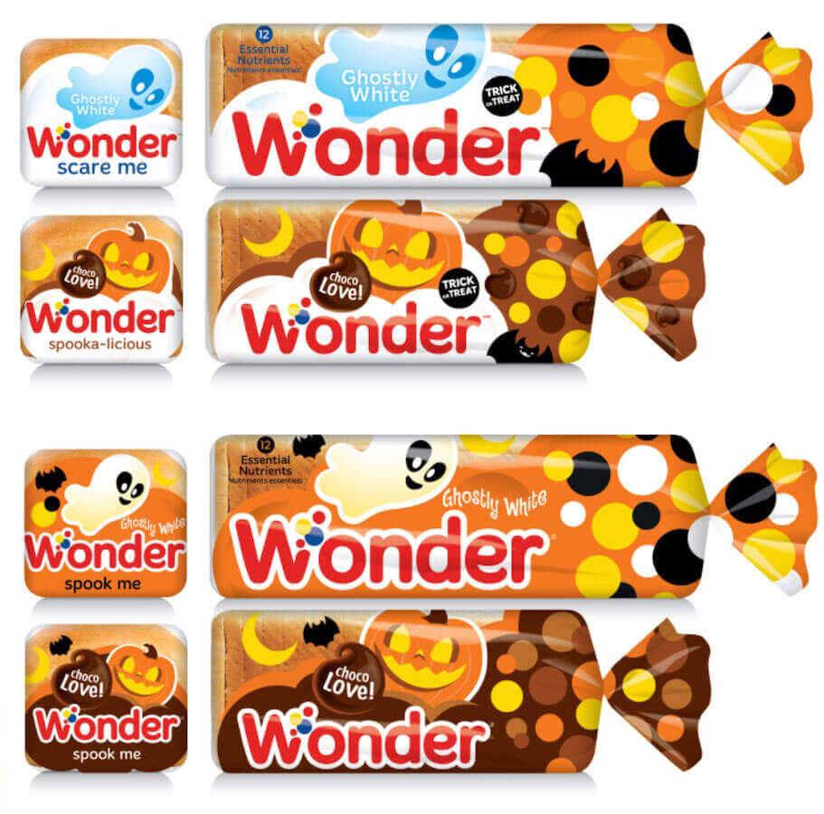 Wonder Bread Halloween design
