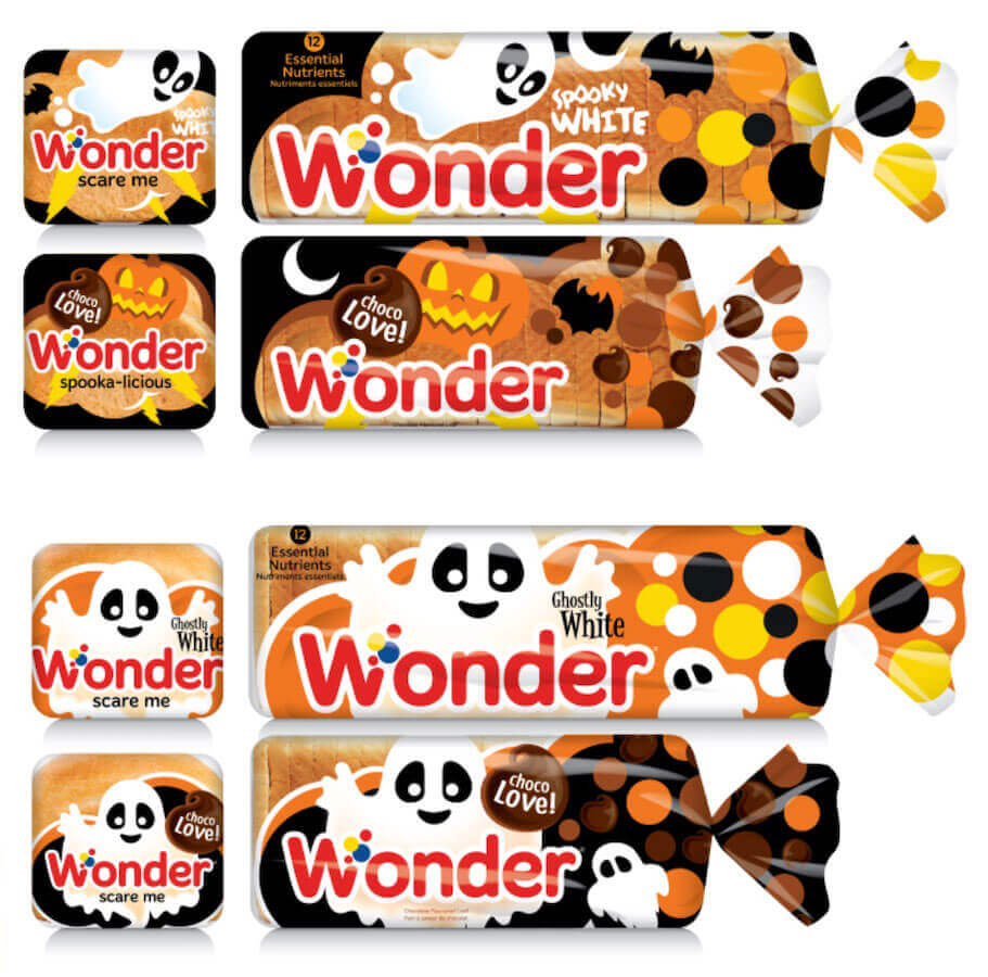 Wonder Bread Halloween design