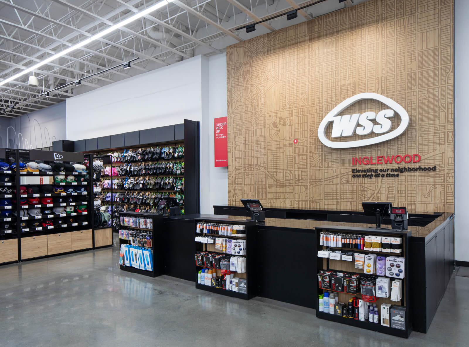 WSS cash desk and community map