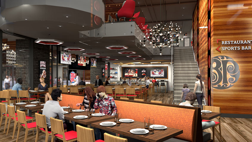 Boston Pizza's new restaurant bar concept