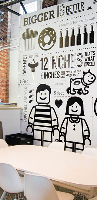 SLD Studio wall