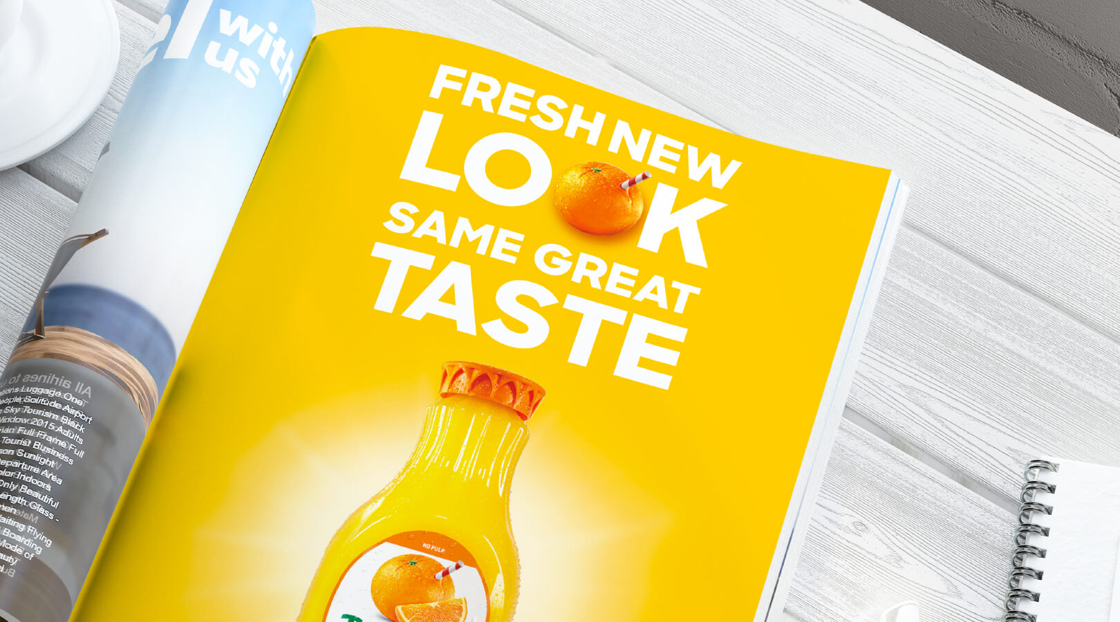 Tropicana Fresh New Look Same Great Taste Magazine Advertisement