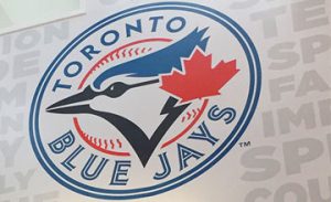Toronto Blue jays logo on wall