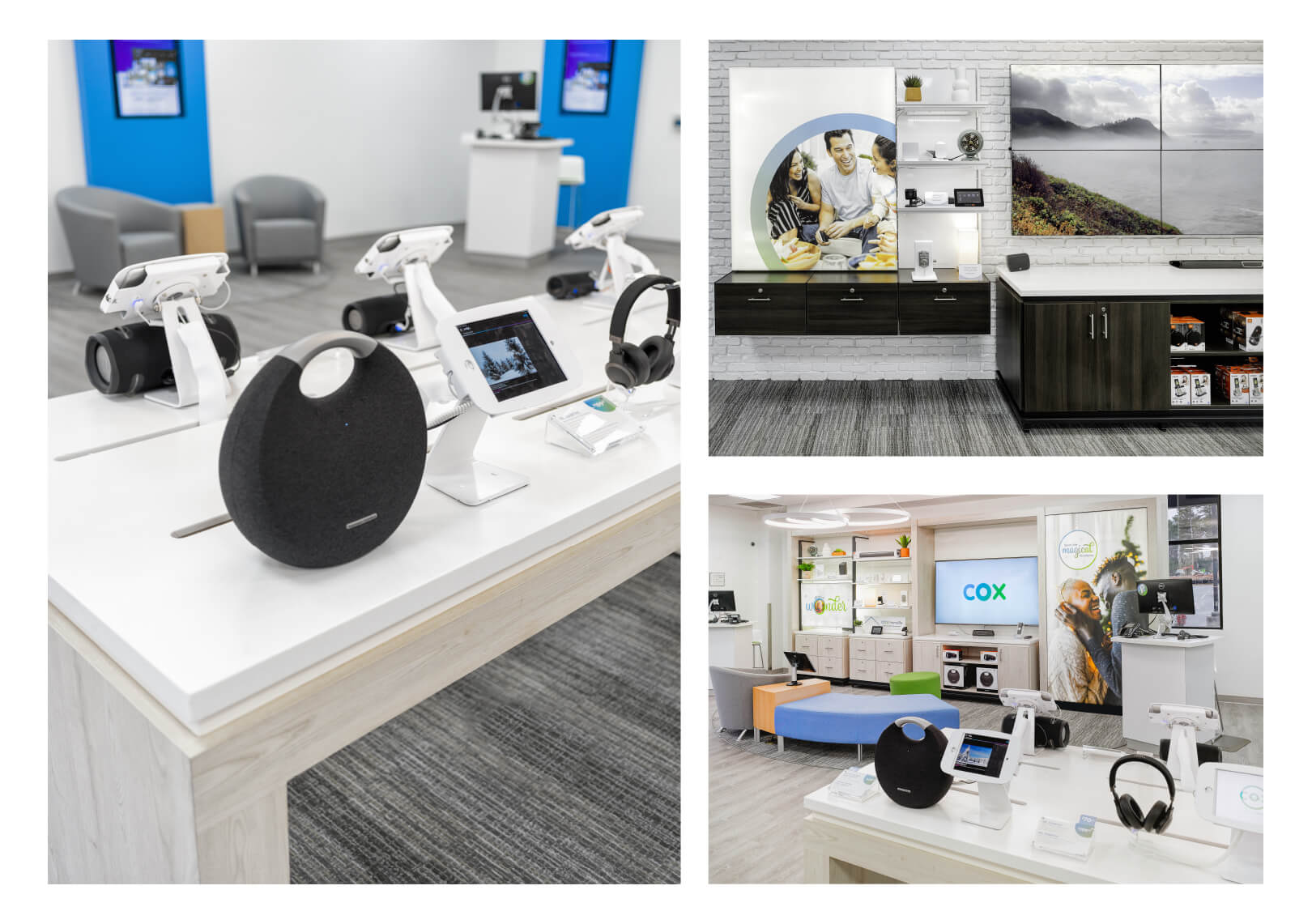 Cox Communication retail spaces images