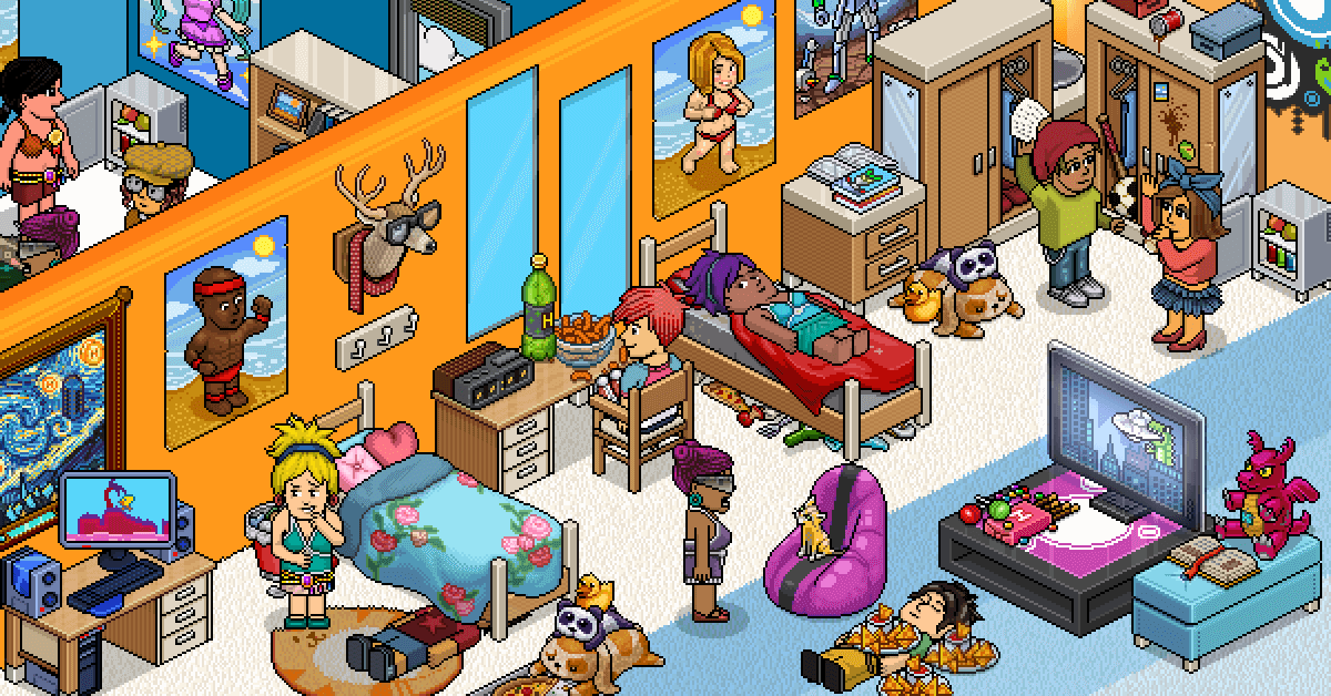 Metaverse Habbo Hotel