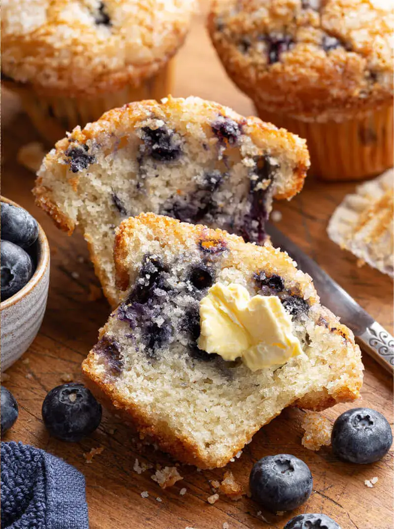 Quaker blueberry muffins