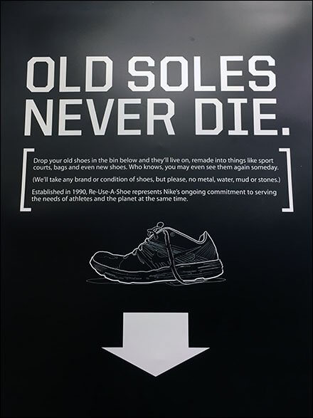 Nike Shoe Recycling Visual
