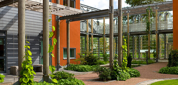 östra hospital green patio
