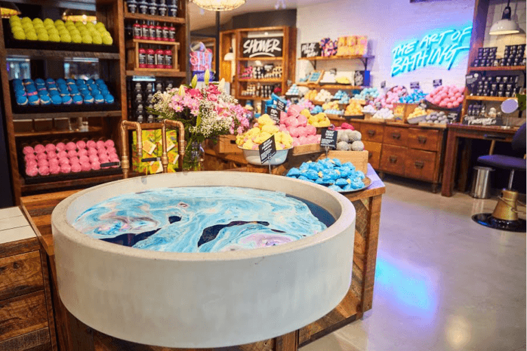 LUSH store layout