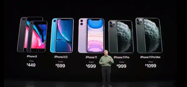 Apple event introducing new generation of iPhones